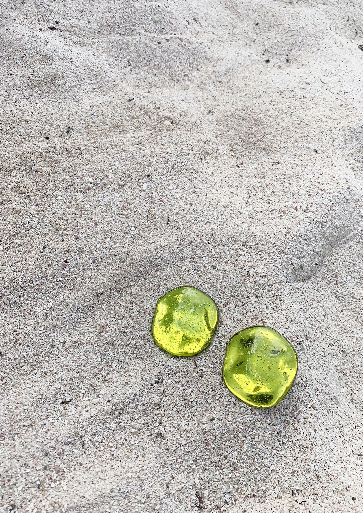 REFLECTION CHARTREUSE EARRINGS