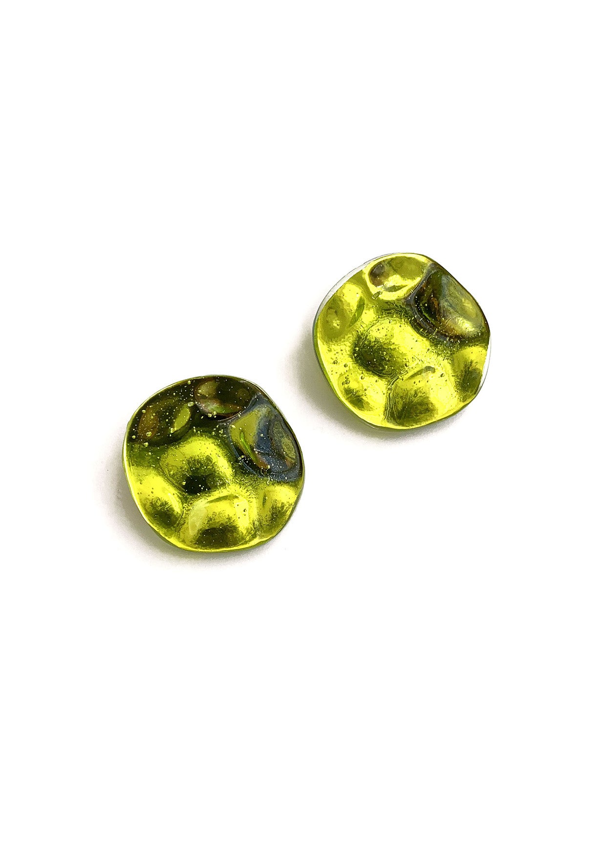 REFLECTION CHARTREUSE EARRINGS