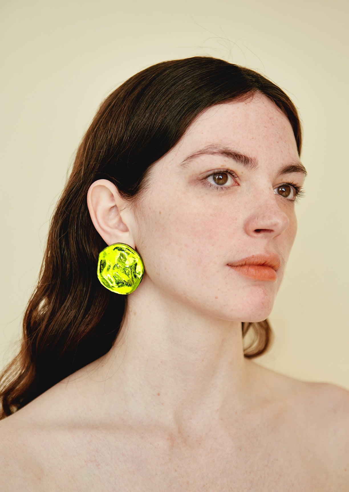 REFLECTION CHARTREUSE EARRINGS