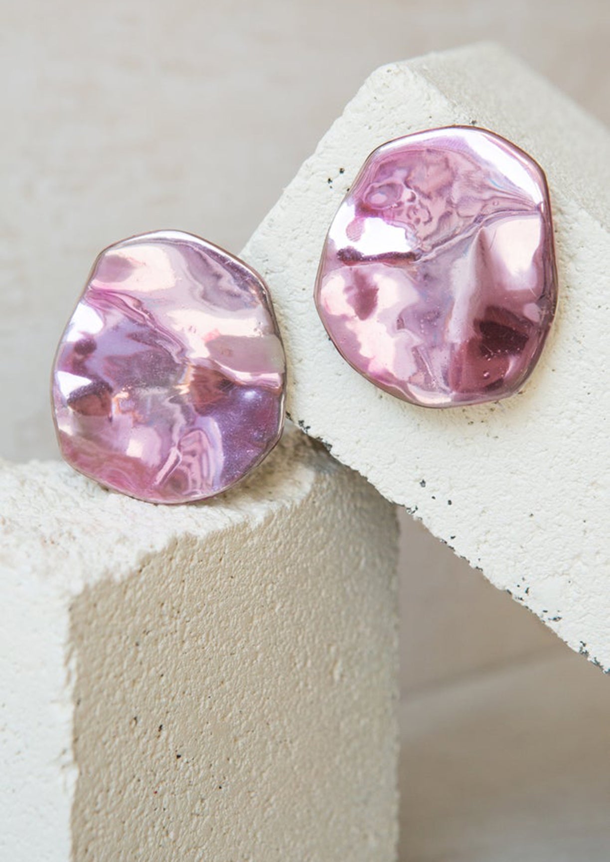 PUDDLE PINK EARRINGS