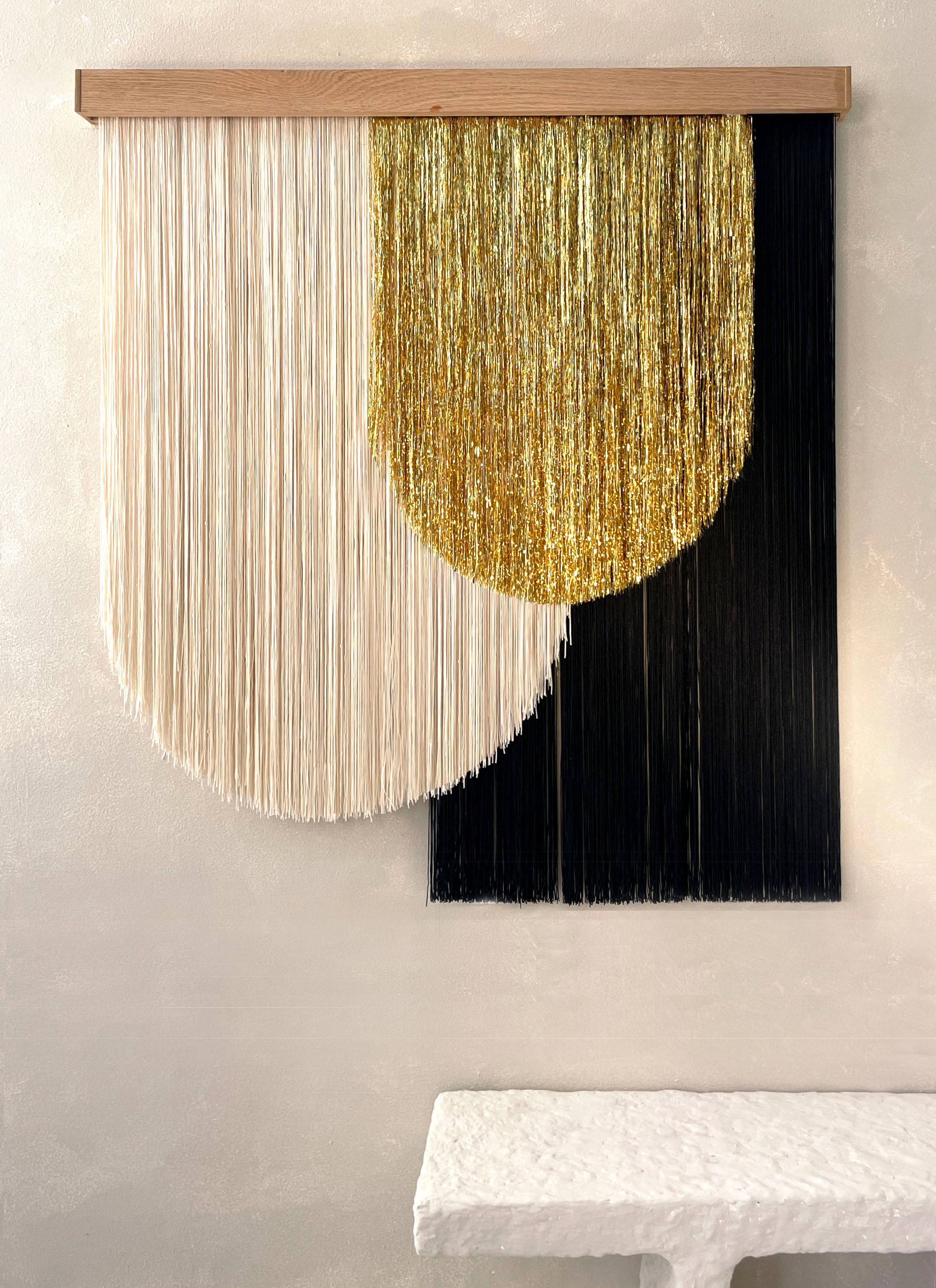 MANES WALL HANGING IN GOLD